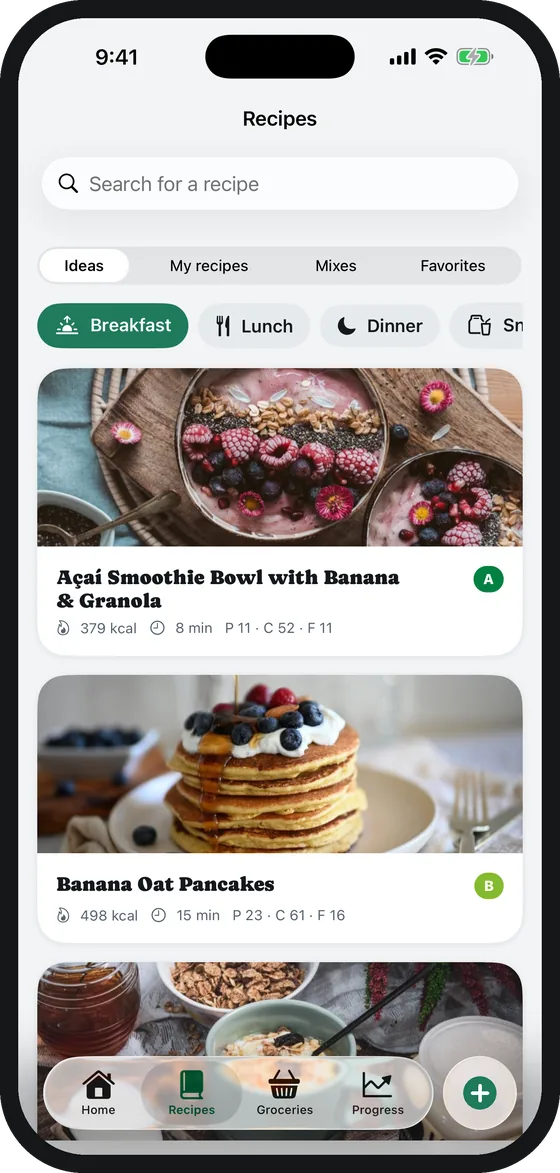 Breakfast recipe ideas